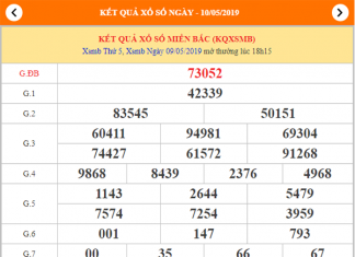 dự đoán xsmb ngày 10/05/2019