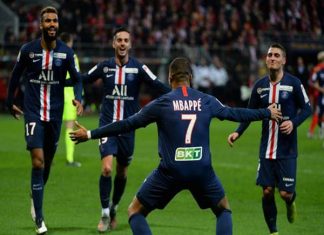 Le Mans 1-4 PSG: Mbappe và Di Maria đá chính