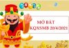 Mở bát kết quả XSMB 20/4/2021