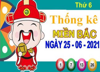 Thống kê XSMB ngày 25/6/2021