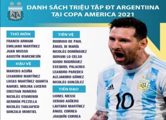 Tin bóng đá trưa 11/6: ĐT Argentina chốt danh sách dự Copa America