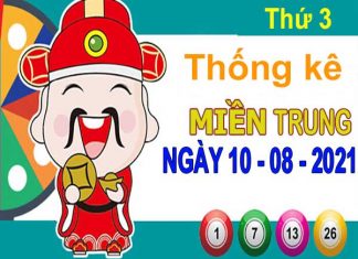 Thống kê XSMT ngày 10/8/2021