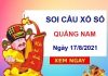 Soi cầu XSQNM ngày 17/8/2021