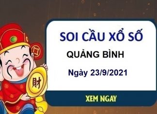 Soi cầu XSQB ngày 23/9/2021