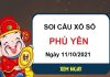 Soi cầu KQXSPY ngày 11/10/2021