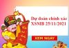 Dự đoán chính xác XSMB 25/11/2021