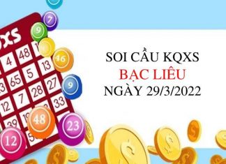 Soi cầu KQXSBL ngày 29/3/2022 chốt lô VIP hôm nay thứ 3