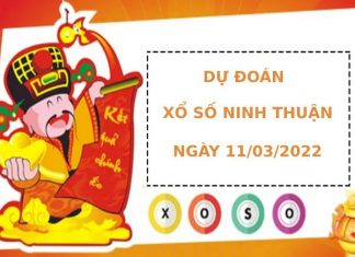 Soi cầu dự đoán xổ số Ninh Thuận 11/3/2022 chuẩn xác