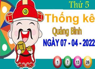 Thống kê XSQB ngày 7/4/2022