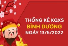 Thống kê xổ số Bình Dương ngày 13/5/2022 thứ 6 hôm nay