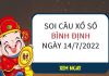 Soi cầu xổ số Bình Định thứ 5 ngày 14/7/2022 hôm nay siêu chuẩn xác