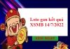 Loto gan kết quả XSMB 14/7/2022