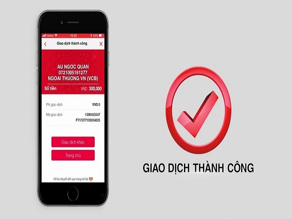 Cách chuyển khoản bằng điện thoại