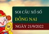 Soi cầu lô VIP xổ số Đồng Nai ngày 21/9/2022 thứ 4 hôm nay