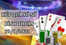 Thống kê KQSX Bình Thuận ngày 29/9/2022 soi cầu lô thứ 5