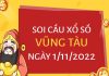 Soi cầu lô VIP xổ số Vũng Tàu ngày 1/11/2022 thứ 3 hôm nay