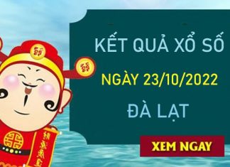 Phân tích XSDL 23/10/2022 thống kê lô VIP Đà Lạt