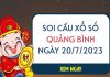 Soi cầu xổ số Quảng Bình ngày 20/7/2023 thứ 5 hôm nay