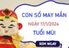 Con số may mắn tuổi Mùi 17/1/2024 – Hôm nay đánh con gì?