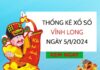 Thống kê xổ số Vĩnh Long ngày 5/1/2024 thứ 6 hôm nay