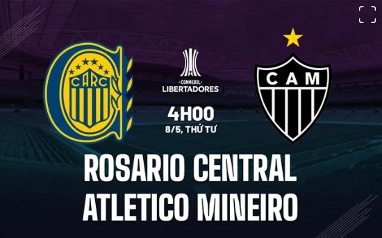 Đối đầu trận Rosario Central vs Atletico Mineiro, 05h00 ngày 8/5