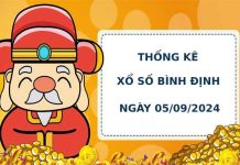 Thống kê phân tích xổ số Bình Định 5/9/2024