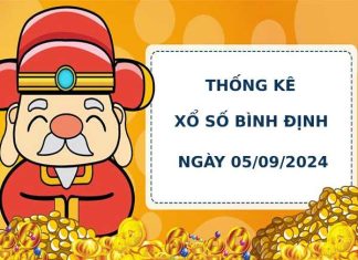 Thống kê phân tích xổ số Bình Định 5/9/2024