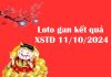 Loto gan kết quả xổ số Thủ Đô 11/10/2024