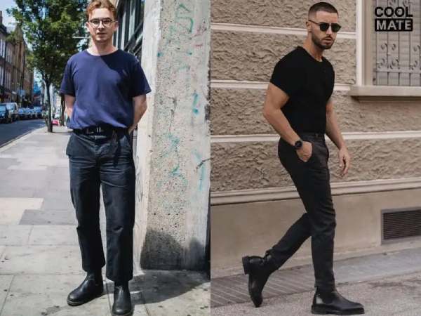 Cách phối đồ với giày boot nam đúng chuẩn không lỗi mốt