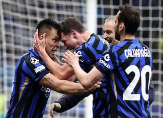 Bóng đá Ý: Inter Milan vào tứ kết Cup C1 dù hòa Bayern