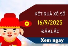 Thống kê XSDLK 16/9/2025 bao lô 2 số đài ĐăkLắc