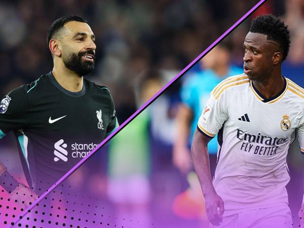 So sánh giá trị hiện tại của Salah và Vinicius Jr