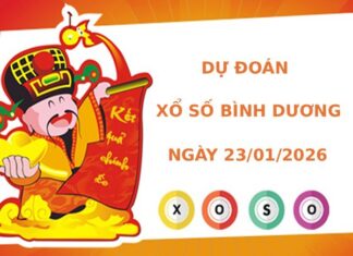 Dự đoán xổ số Bình Dương ngày 23/1/2026 thần tài Dự đoán xổ số Bình Dương ngày 23/1/2026 thần tài