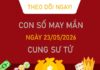 Con số may mắn hôm nay 23/5/2026 thứ 7 cung Sư Tử